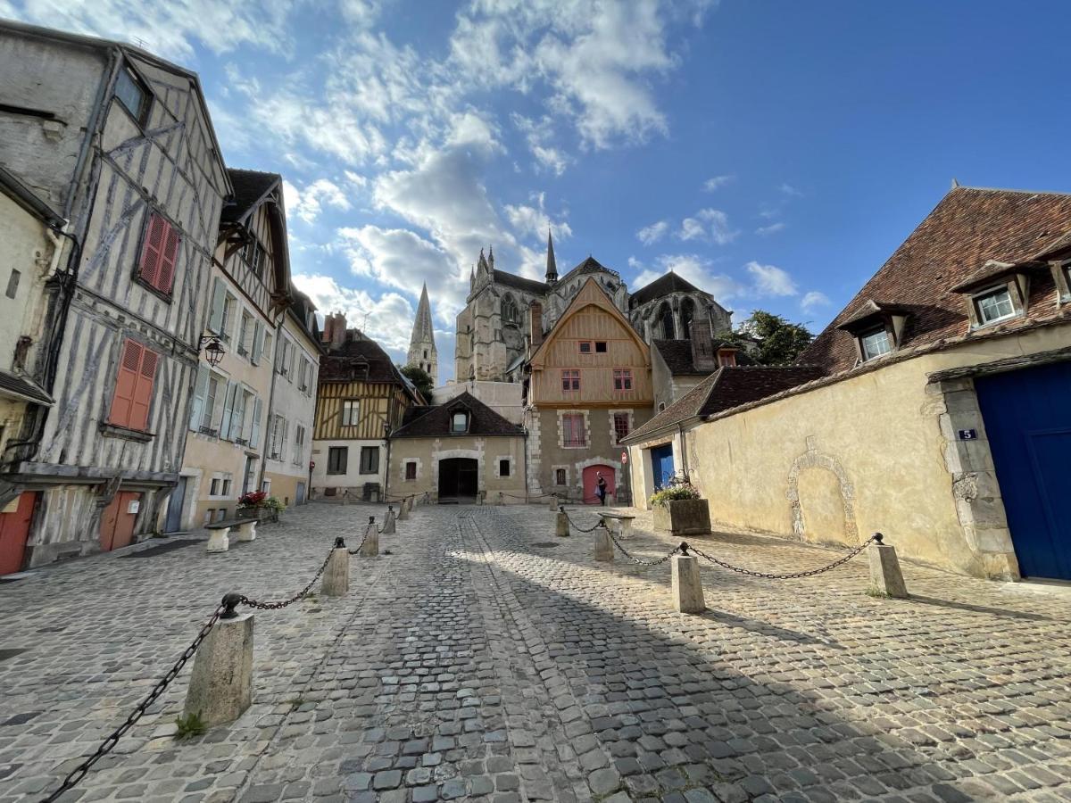 Le Pigeonnier Centre Historique Auxerre Apartment ภายนอก รูปภาพ